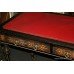 Victorian Edwards & Roberts Ebonized & Brass Centre Library Table