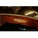 Fine Mahogany & Gilt Kidney Shaped Empire Style Dressing Table