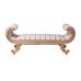 Fine Empire Style Giltwood Window Seat Banquette by Charles-Emile Moinat