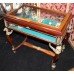 Empire Style Mahogany & Brass Ormolu Bijouterie Cabinet