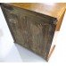 English Mid Victorian Glazed Walnut Pier Cabinet