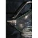 Engraved Silver Plated Glass Duck Claret Jug