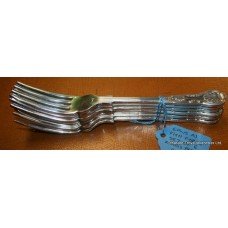 Set of 6 EPNS A1 King's Pattern Fish Forks
