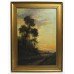 F.E.Jamieson (British, 1895-1950) Sunset Landscape Oil on Canvas