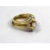 Fancy Heart Shaped Diamond Cluster Ring