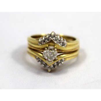 Fancy Heart Shaped Diamond Cluster Ring