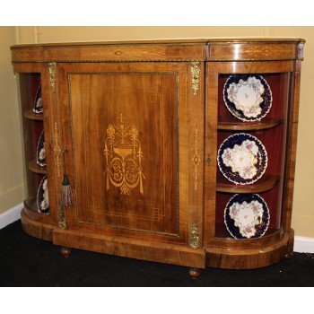 Fine 19th c. Figured Walnut Credenza c.1860