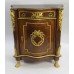 Figured Walnut & Kingwood Serpentine Side Cabinet with Ormolu Mounts