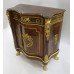 Figured Walnut & Kingwood Serpentine Side Cabinet with Ormolu Mounts