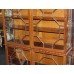 Fine Antique 19th c. Flame Mahogany Glazed Display Cabinet