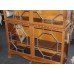 Fine Antique 19th c. Flame Mahogany Glazed Display Cabinet