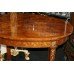 Fine Burr Walnut Carved Gilt Oval Centre Table c.1860