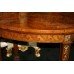 Fine Burr Walnut Carved Gilt Oval Centre Table c.1860