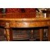 Fine Burr Walnut Carved Gilt Oval Centre Table c.1860
