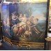 Fine Hand Painted Giltwood Classical Style Four Fold Screen Room Divider