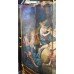 Fine Hand Painted Giltwood Classical Style Four Fold Screen Room Divider