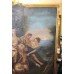 Fine Hand Painted Giltwood Classical Style Four Fold Screen Room Divider