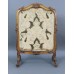 Fine French 18th c. Carved Walnut Tapestry Fire Screen