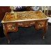 Fine Inlaid Louis XV Style Bureau Plat Writing Table Desk