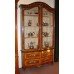 Fine Italian Olive Wood Vitrine Display Cabinet c.1820