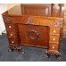 Fine Late 18th c. Mahogany Desk with Carved Feet