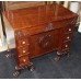 Fine Late 18th c. Mahogany Desk with Carved Feet