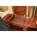 Fine Late 18th c. Mahogany Desk with Carved Feet