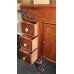 Fine Late 18th c. Mahogany Desk with Carved Feet