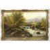 Fishing in the Highlands by George B. Yarnold Oil on Canvas
