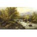 Fishing in the Highlands by George B. Yarnold Oil on Canvas