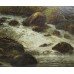 Fishing in the Highlands by George B. Yarnold Oil on Canvas