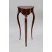 Flame Mahogany Clover Leaf Shaped Lidded Occasional Table