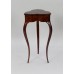 Flame Mahogany Clover Leaf Shaped Lidded Occasional Table