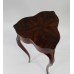 Flame Mahogany Clover Leaf Shaped Lidded Occasional Table