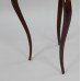 Flame Mahogany Clover Leaf Shaped Lidded Occasional Table