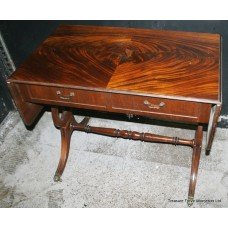 Flame Mahogany Regency Style Sofa Table