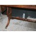 Flame Mahogany Regency Style Sofa Table