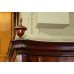 Quality Flame Mahogany Serpentine Fronted Triple Wardrobe Armoire 