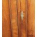 Quality Flame Mahogany Serpentine Fronted Triple Wardrobe Armoire 