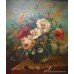 Dutch Golden Age Style Flower Still Life Oil on Canvas