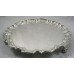 Fine Edwardian Sterling Silver Salver Footed Tray Fully Hallmarked London 1908