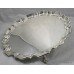 Fine Edwardian Sterling Silver Salver Footed Tray Fully Hallmarked London 1908