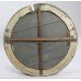 French 19th c. Gilt Brass 3ft Circular Mirror