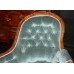 French 19th c. Carved Walnut Double Ended Chaise Longue