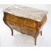 French Marble Topped Bombe Form Commode