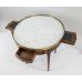 French Circular Marble Topped Lamp Table