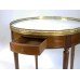 French Circular Marble Topped Lamp Table