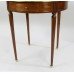 French Circular Marble Topped Lamp Table