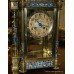 Fine French Cloisonné Enamel & Brass Mantel Clock c.1880
