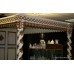 Ornate French Style Cream & Gold Four Poster 5ft Bed